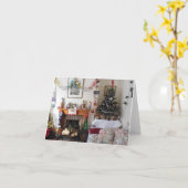 Prettig kerstfeest. kaart (Gele Bloem)