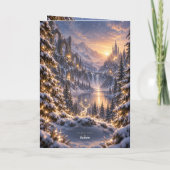 Prettig kerstfeest kaart (Achterkant)