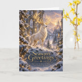 Prettig kerstfeest kaart (Gele Bloem)