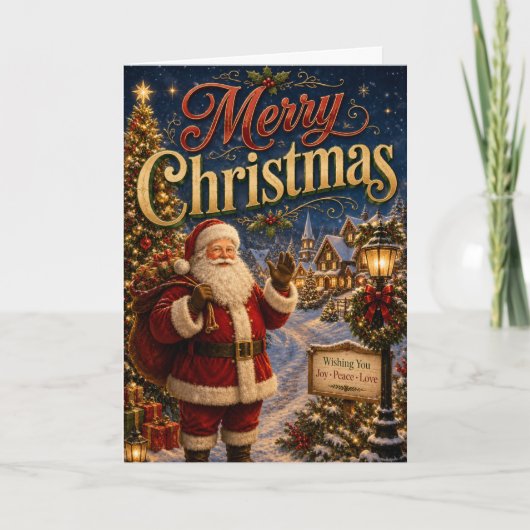 Prettig kerstfeest kaart (Voorkant)