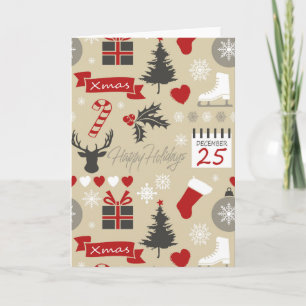 Prettig kerstfeest kaart