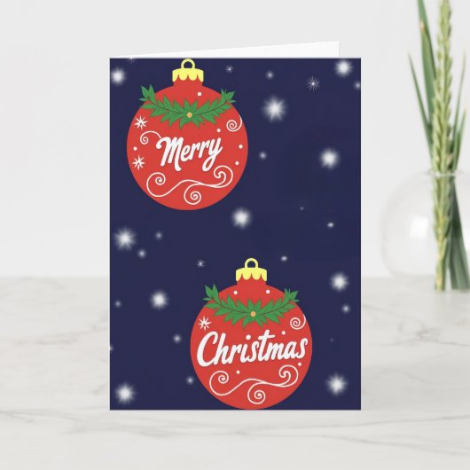 Prettig kerstfeest kaart (Voorkant)