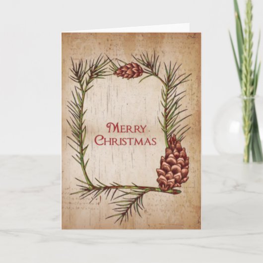 Prettig kerstfeest kaart (Voorkant)