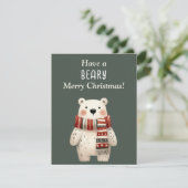Prettig kerstfeest! kaart (Staand voorkant)