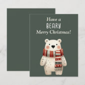 Prettig kerstfeest! kaart (Voorkant / Achterkant)