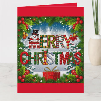 Prettig kerstfeest kaart