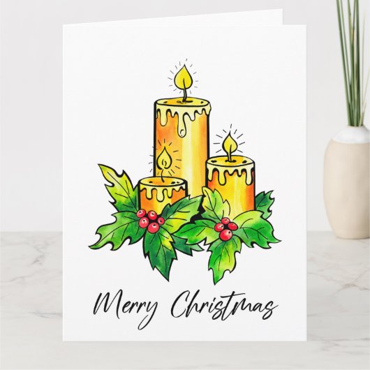 Prettig kerstfeest kaart (Voorkant)