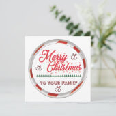 Prettig kerstfeest kaart (Staand voorkant)