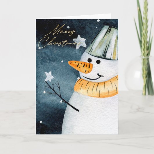 Prettig kerstfeest kaart (Voorkant)