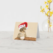 Prettig kerstfeest. kaart (Gele Bloem)