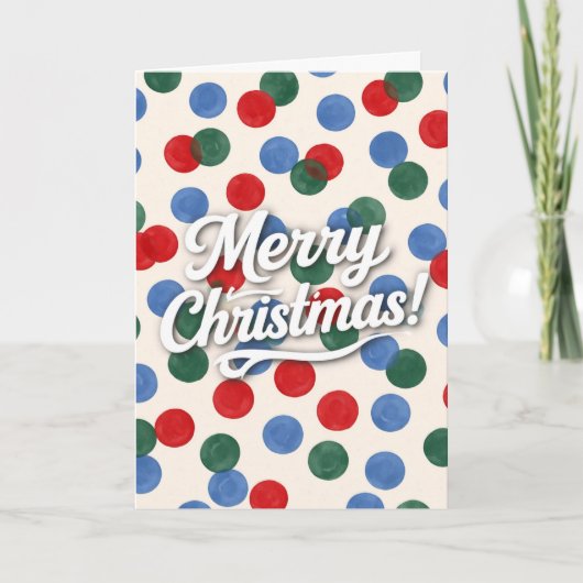 Prettig kerstfeest kaart (Voorkant)