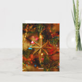 Prettig kerstfeest kaart (Achterkant)