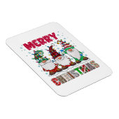 Prettig kerstfeest Kabouter familie Grappige kerst Magneet (Rechterzijde)