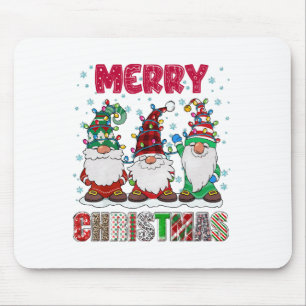 Prettig kerstfeest Kabouter familie Grappige kerst Muismat