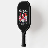 Prettig kerstfeest Kabouters Pickleball Paddle (Links)