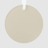 Prettig kerstfeest kapper haardresser Xmas haar Ornament (achterkant)
