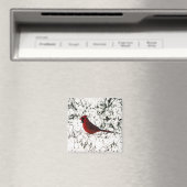 Prettig kerstfeest Kardinaal Magneet (Insitu (Vaatwasser))