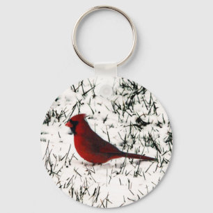 Prettig kerstfeest Kardinaal Sleutelhanger