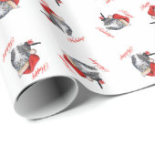 Prettig Kerstfeest Katten Inpakpapier (Rol Hoek)