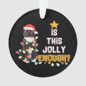 Prettig kerstfeest katten ornament (voorkant)