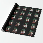 Prettig kerstfeest kattenbak volledig Kerstmis Cadeaupapier (Uitgerold)