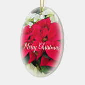 Prettig kerstfeest keramisch ornament (Links)