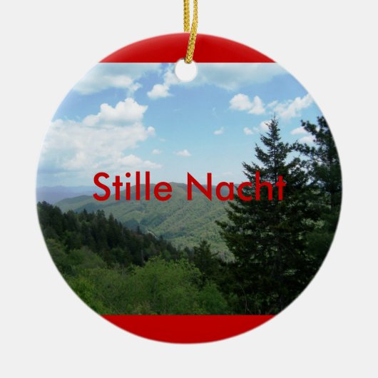 Prettig kerstfeest keramisch ornament (Voorkant)