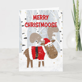 Prettig kerstfeest Kerst eland Feestdagen Kaart