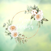 Prettig kerstfeest | Kerst raamfolie Raamsticker (Vel 3)