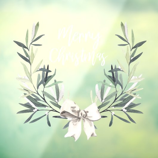 Prettig kerstfeest | Kerst raamsticker (Vel 3)