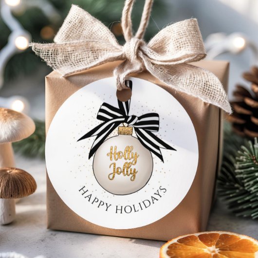 Prettig Kerstfeest Kerstbal  Bedankjes Labels