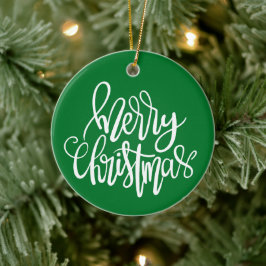 Prettig kerstfeest - Kerstbal Keramisch Ornament