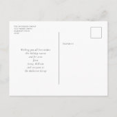 Prettig Kerstfeest Kerstbomen Zakelijk Feestdagenkaart (Achterkant)