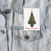 Prettig kerstfeest. Kerstboom Button (Insitu)