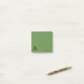 Prettig kerstfeest, Kerstboom -Gepersonaliseerd Post-it® Notes (Op bureau)