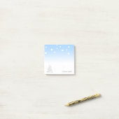 Prettig kerstfeest, Kerstboom -Gepersonaliseerd Post-it® Notes (Op bureau)