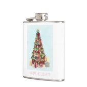 Prettig kerstfeest. Kerstboom Heupfles (Links)