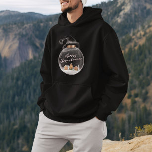 Prettig kerstfeest, kerstboom hoodie