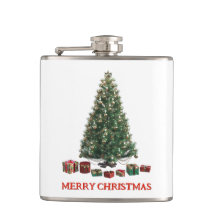 Prettig kerstfeest. Kerstboom (ontwerp 1) met cade