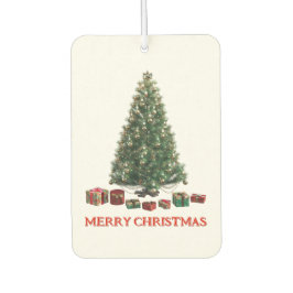 Prettig kerstfeest. Kerstboom (ontwerp 1) met cade Luchtverfrisser