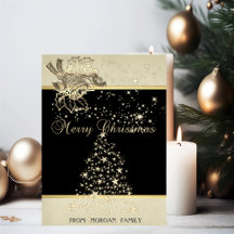 Prettig kerstfeest,Kerstboom ,Sterren,Klok