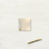 Prettig Kerstfeest,Kerstboom van Goud - Gepersonal Post-it® Notes (Op bureau)