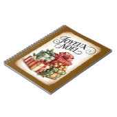 Prettig kerstfeest Kerstcadeau Notitieboek (Linkerzijde)