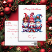 Prettig Kerstfeest | Kerstgnomes Feestdagenkaart