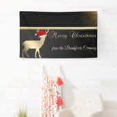 Prettig Kerstfeest ,Kersthertogin Santa Hoed,Bedri Spandoek (Insitu)