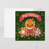 Prettig kerstfeest Kerstkaart (Voorkant / Achterkant)
