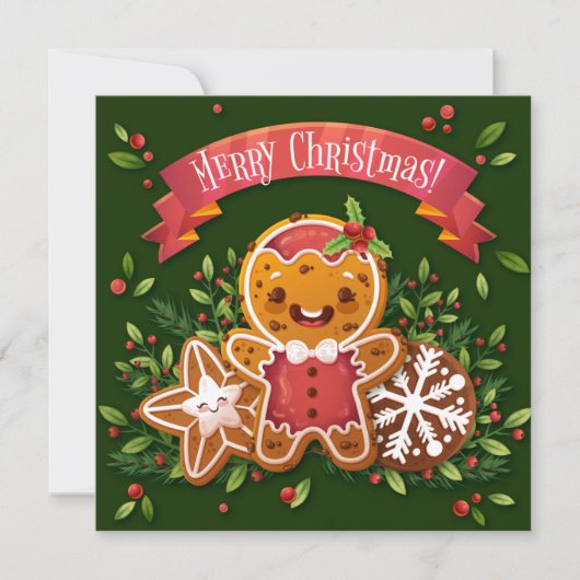 Prettig kerstfeest Kerstkaart (Voorkant)