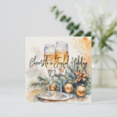 Prettig kerstfeest! Kerstkaart (Staand voorkant)