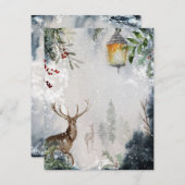 Prettig kerstfeest Kerstkaart (Voorkant / Achterkant)