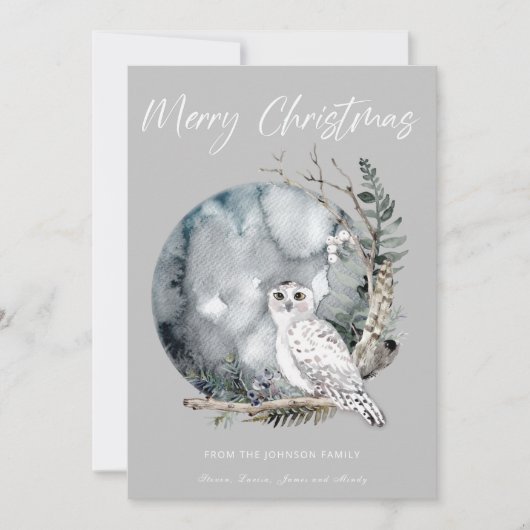 Prettig kerstfeest Kerstkaart (Voorkant)